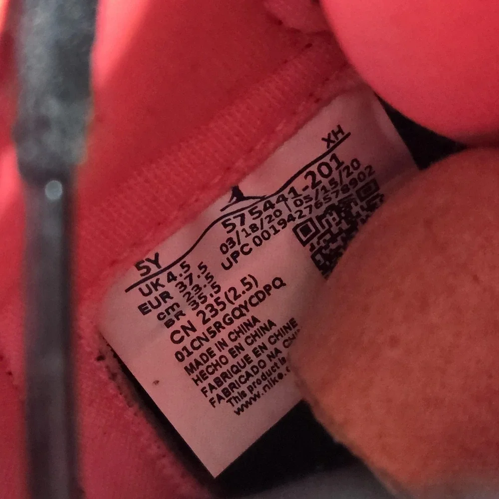 Nike Air Jordan 1 Retro High OG Bio‎ Hack Shoes Youth Size 5Y Multi 575441-201